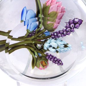 Aqua Hyacinth, Lilac & Protea by Clinton Smith